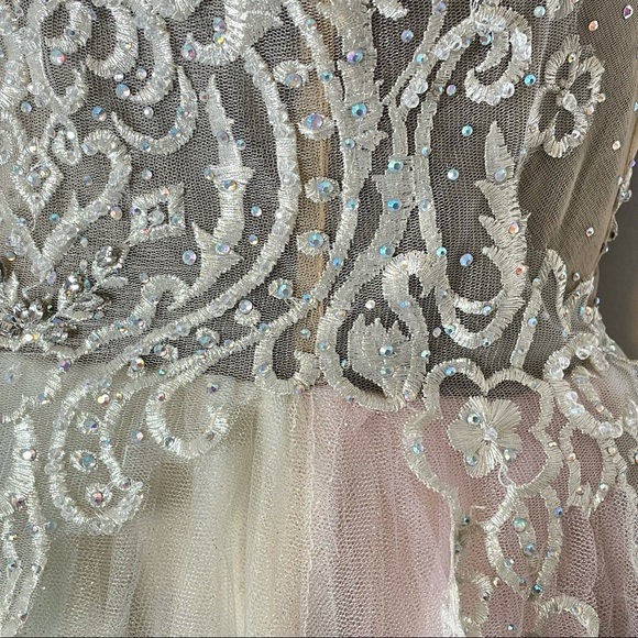 GLAMOUR by TERANI COUTURE beaded tulle gown | 8 - Picture 13 of 15